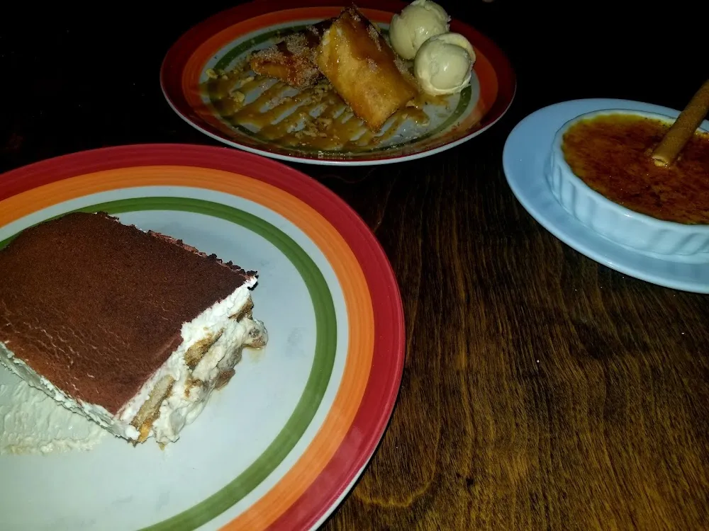 Tiramisu Bananas Foster Creme Brulee